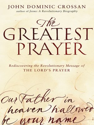 cover image of The Greatest Prayer